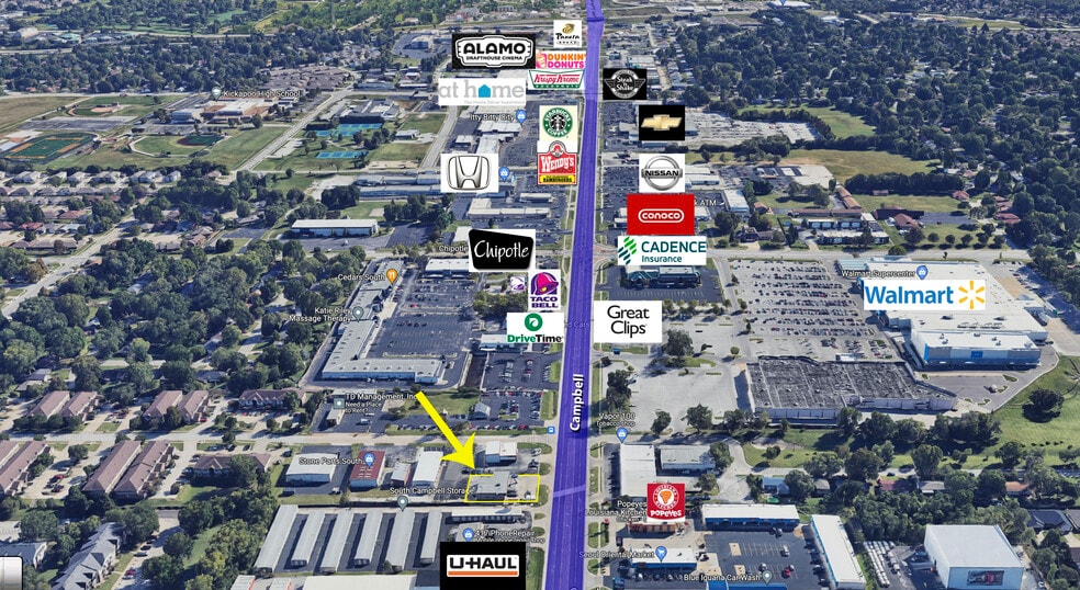 3202 S Campbell, Springfield, MO for lease - Building Photo - Image 2 of 18