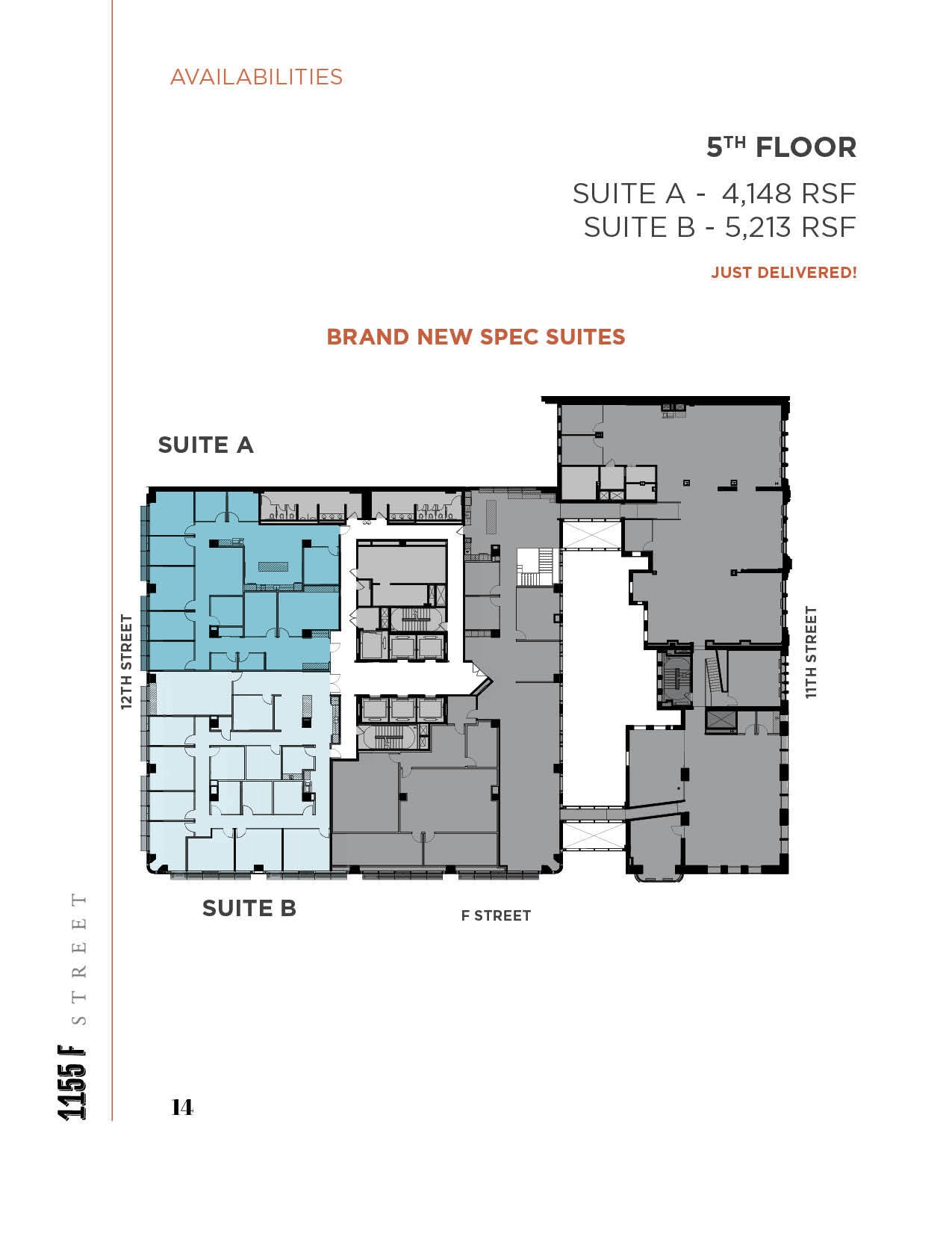 1155 F St NW, Washington, DC for lease Floor Plan- Image 1 of 1