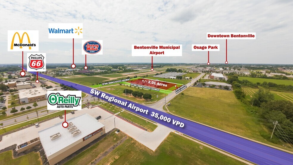 404 SW Regional Airport Blvd, Bentonville, AR à louer - Photo du bâtiment - Image 2 de 20