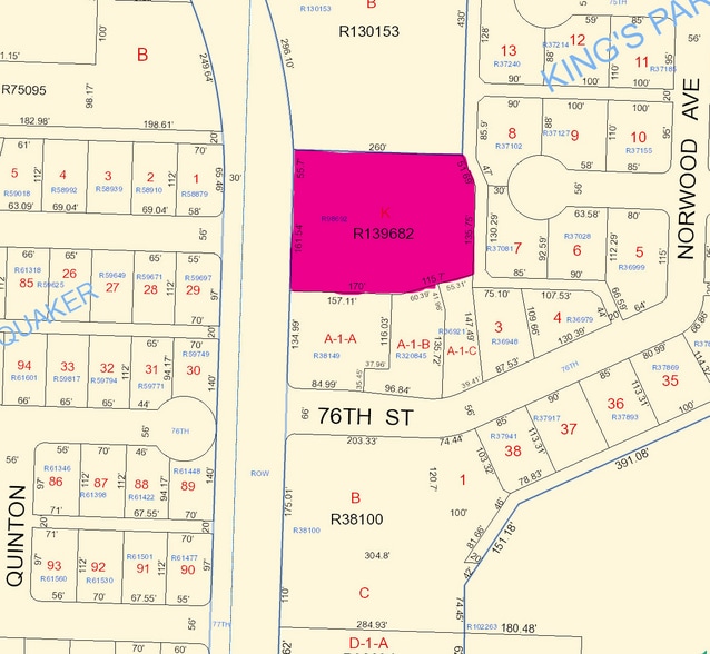 7515 Quaker Ave, Lubbock, TX for sale - Plat Map - Image 3 of 19