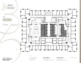 35 W Wacker Dr, Chicago, IL à louer Plan d’étage- Image 1 de 2