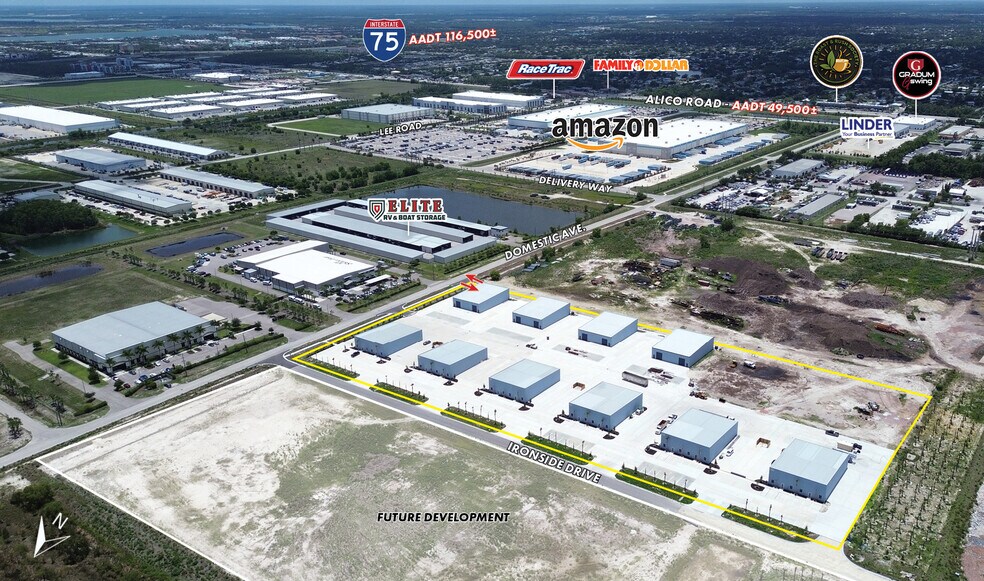 7958/7962 USA Industrial Drive, Fort Myers, FL à louer - Aérien - Image 3 de 8