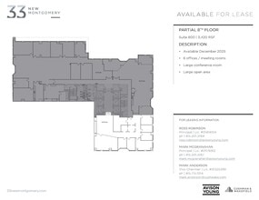 33 New Montgomery St, San Francisco, CA for lease Floor Plan- Image 1 of 1