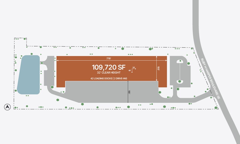 3855 Ruby H Harper Blvd SE, Atlanta, GA à louer - Plan de site - Image 3 de 3