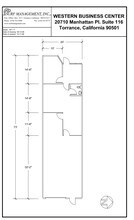 20610 Manhattan Pl, Torrance, CA à louer Plan d’étage- Image 1 de 1