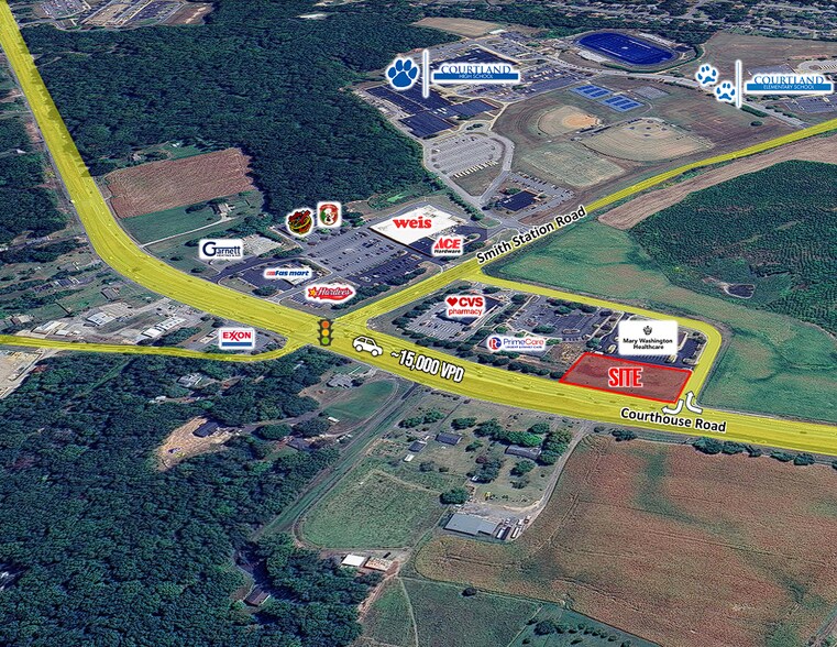 9751 Courthouse Rd, Spotsylvania, VA à vendre - Photo du bâtiment - Image 2 de 2