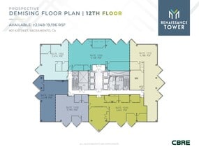 801 K St, Sacramento, CA for lease Floor Plan- Image 2 of 2