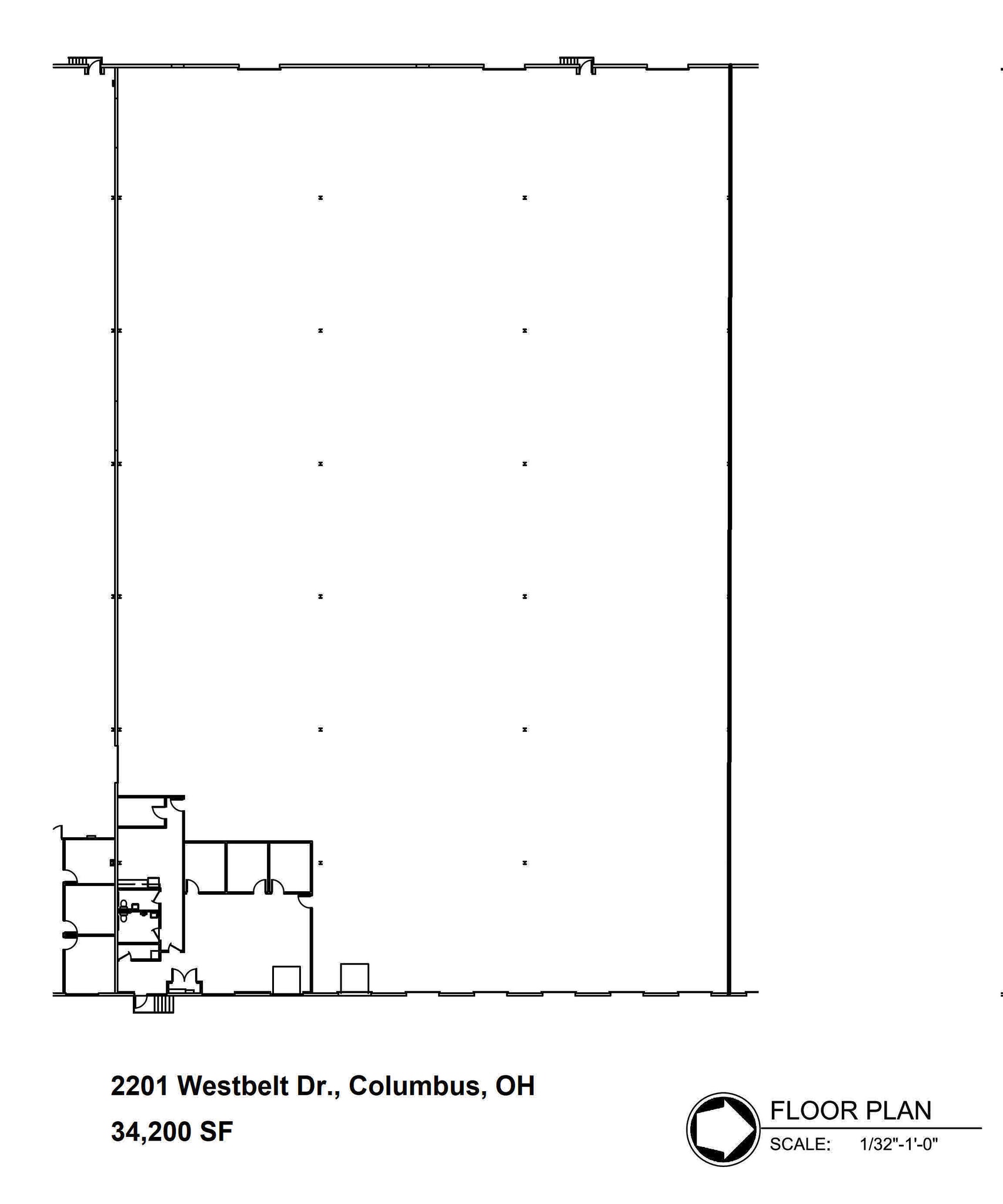 2201 Westbelt Dr, Columbus, OH for lease Floor Plan- Image 1 of 1