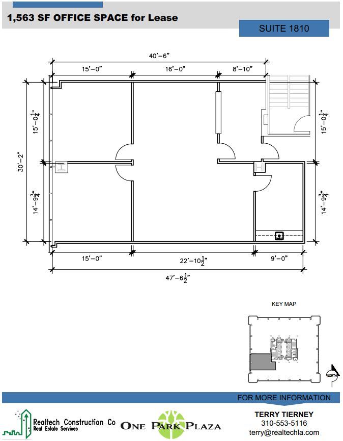 3250 Wilshire Blvd, Los Angeles, CA à louer Plan d’étage- Image 1 de 1