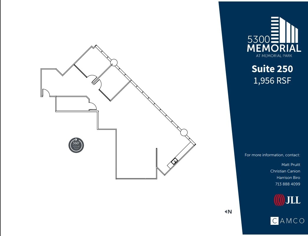 5300 Memorial Dr, Houston, TX à louer Plan d’étage- Image 1 de 1