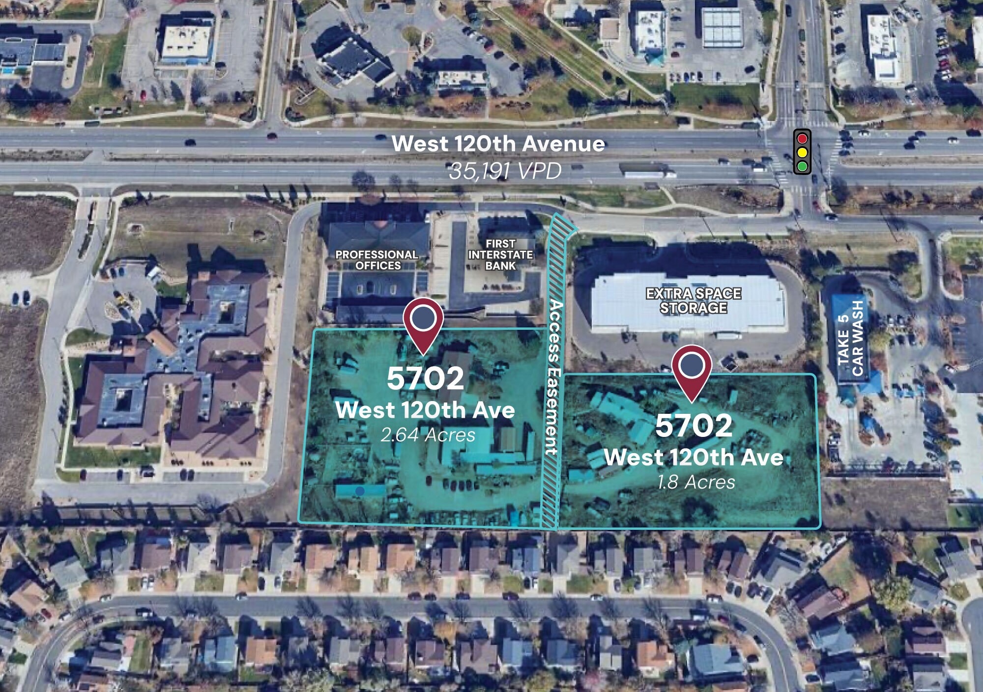 5700-5702 West 120th For Sale portefeuille de 2 propriétés à vendre sur LoopNet.ca Photo principale- Image 1 de 8