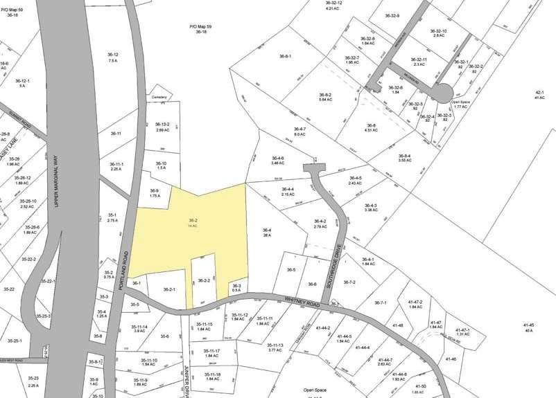 235 Portland Rd, Gray, ME for sale - Plat Map - Image 2 of 19