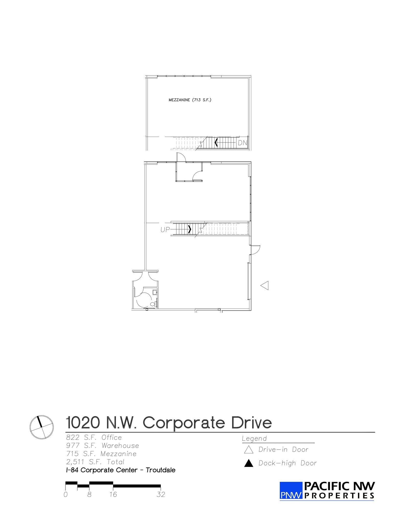 1020-1080 NW Corporate Dr, Troutdale, OR à louer Plan de site- Image 1 de 1