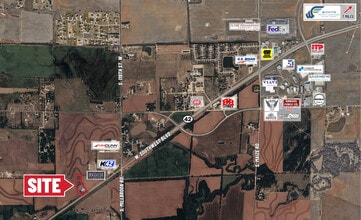 12420 W K 42 Hwy, Wichita, KS - AERIAL  map view
