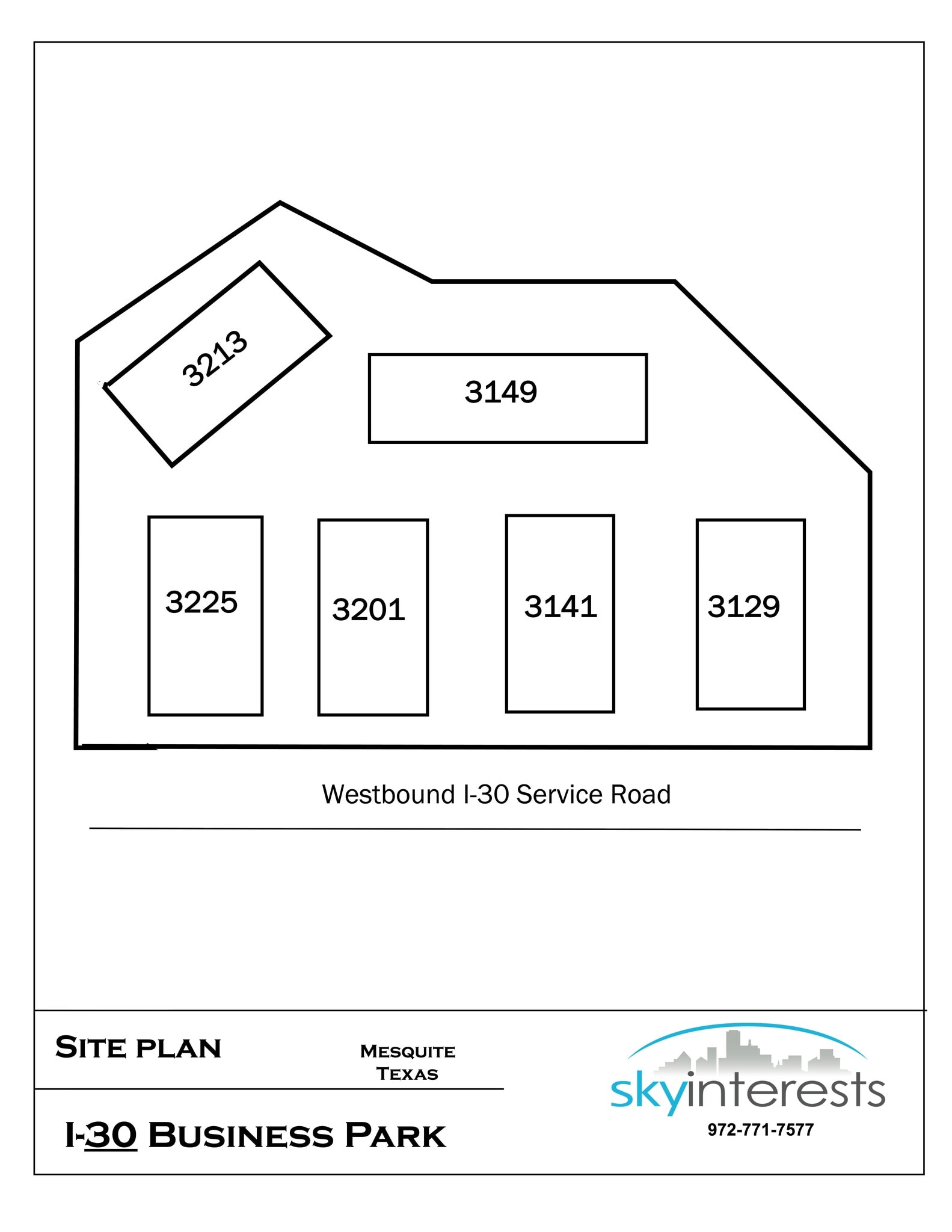 3201 Interstate 30, Mesquite, TX for lease Site Plan- Image 1 of 1