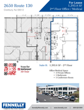 2650 Rt 130, Cranbury, NJ à louer Plan d  tage- Image 1 de 1