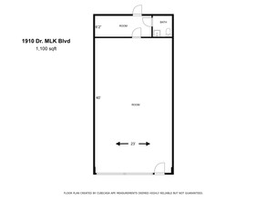 1910 Dr M L King Jr Blvd, New Bern, NC à louer Plan d’étage- Image 1 de 1