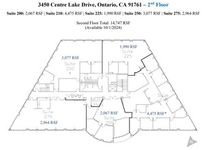 3281 E Guasti Rd, Ontario, CA à louer Plan d’étage- Image 2 de 2