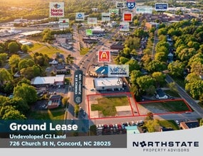 726 Church St N, Concord, NC - Aerial map view - Image1