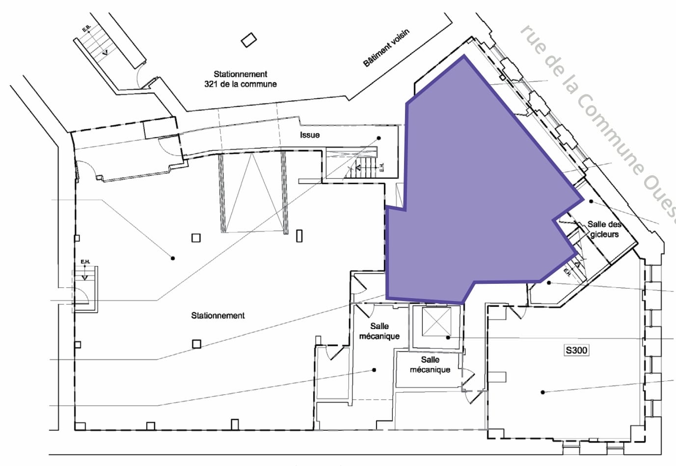 329 Rue de la Commune O, Montréal, QC for lease Floor Plan- Image 1 of 6