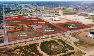 Plus de détails pour NW Corner of S. Fairgrounds Rd. and Indiana Ave., Midland, TX - Terrain à vendre