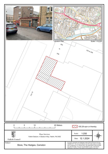 The Hedges, Camelon à vendre - Plan de site - Image 2 de 2