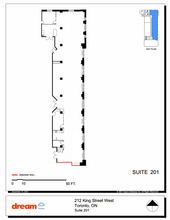 212 King St W, Toronto, ON for lease Floor Plan- Image 1 of 1