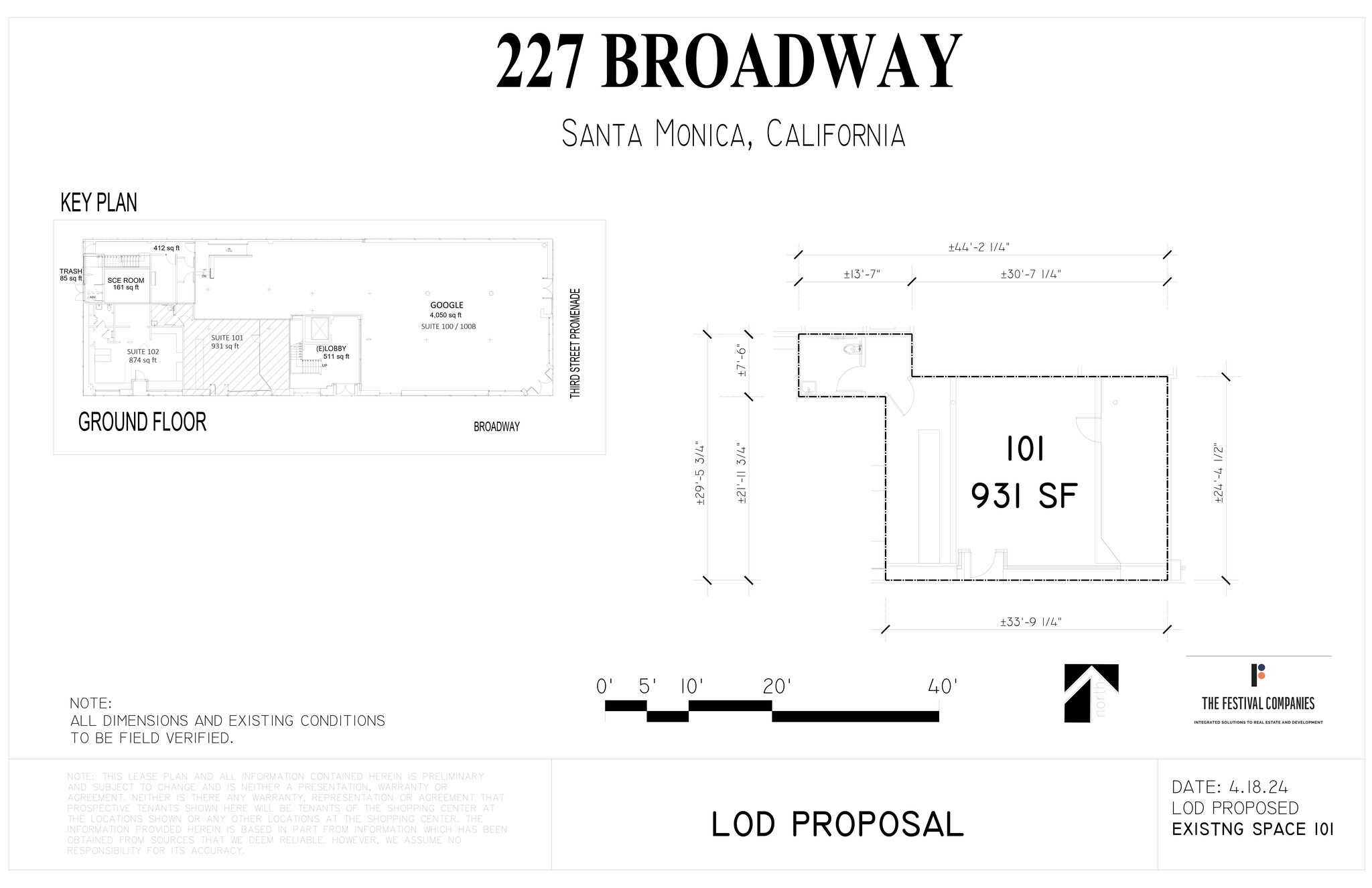 223-227 Broadway, Santa Monica, CA for lease Site Plan- Image 1 of 1