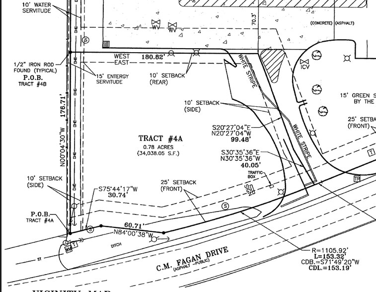 808 C M Fagan Dr, Hammond, LA à louer - Plan cadastral - Image 2 de 2