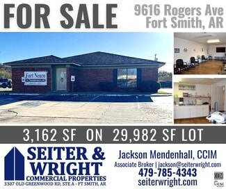 Plus de détails pour 9616 Rogers Ave, Fort Smith, AR - Bureau à vendre