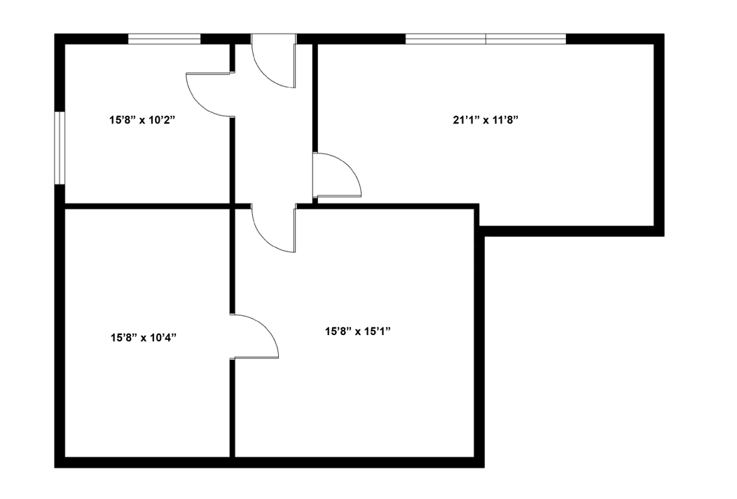 13711 W Camino Del Sol, Sun City West, AZ for lease Floor Plan- Image 1 of 1