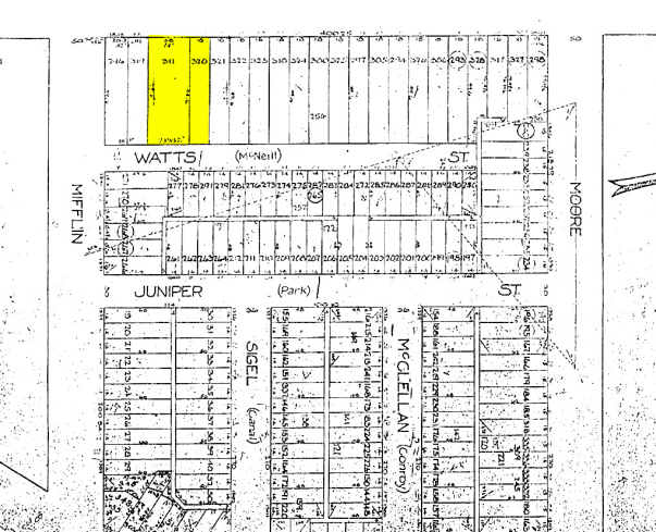 1835 S Broad St, Philadelphia, PA for sale - Plat Map - Image 2 of 4