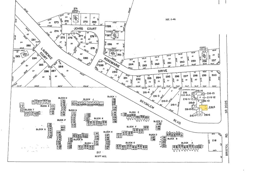 3101 Bristol Rd, Bensalem, PA à vendre - Plan cadastral - Image 1 de 1