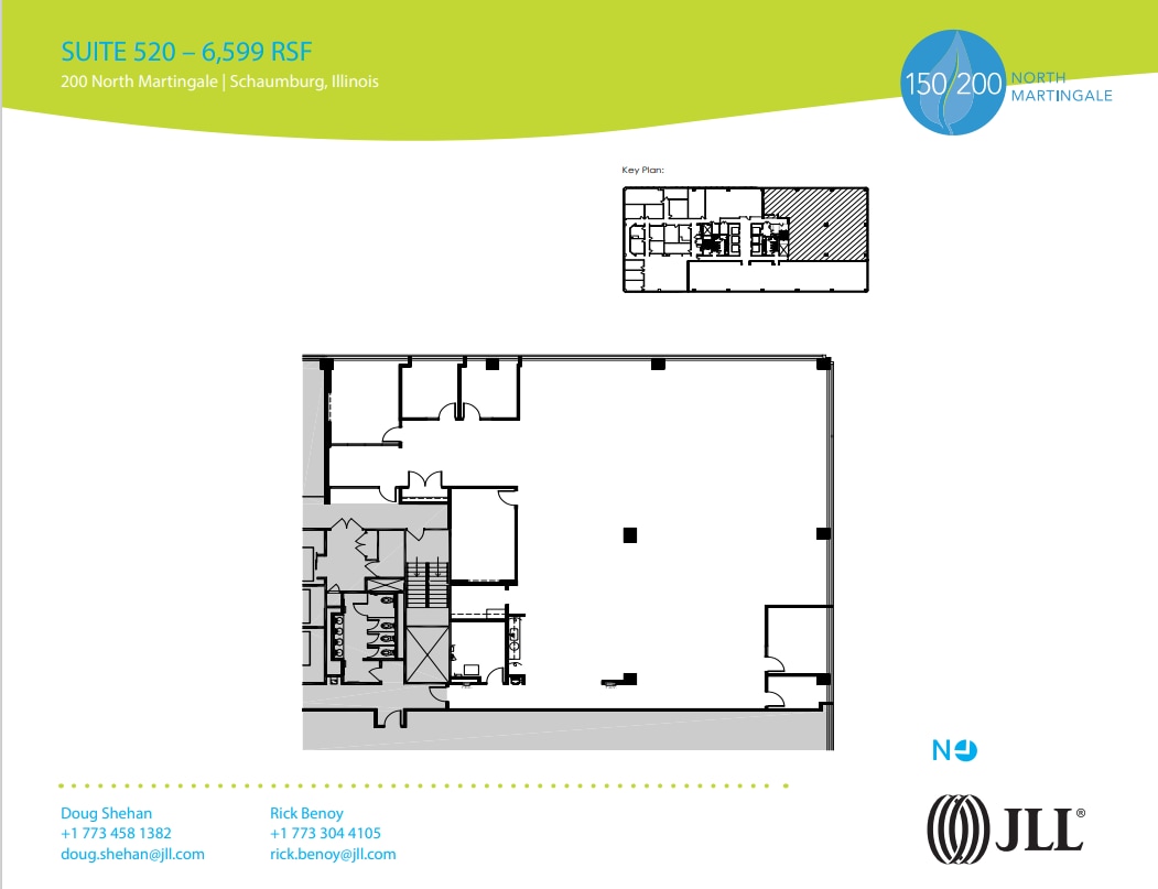150 N Martingale Rd, Schaumburg, IL à louer Plan d’étage- Image 1 de 1