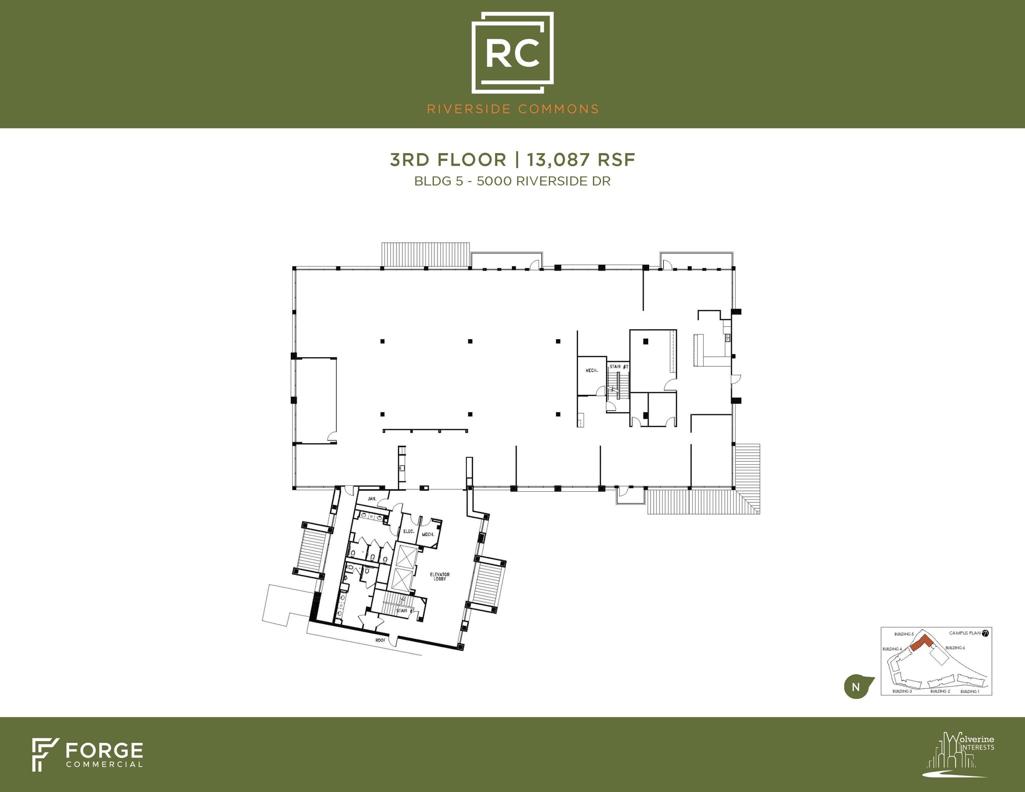 5020 Riverside, Irving, TX à louer Plan d’étage- Image 1 de 1
