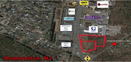 855-875 White Horse Pike, Hammonton, NJ - aerial  map view - Image1