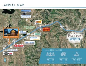 118 N Pagosa Blvd, Pagosa Springs, CO - Aerial map view
