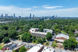 1080 Euclid Ave NE, Atlanta, GA - Aérien Vue de la carte