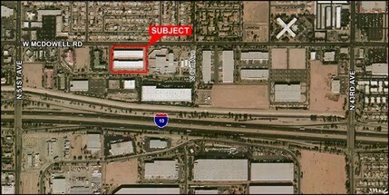 4845 W McDowell Rd, Phoenix, AZ - AERIAL  map view - Image1