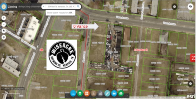 354 Abel, Memphis, TN for sale Aerial- Image 1 of 3