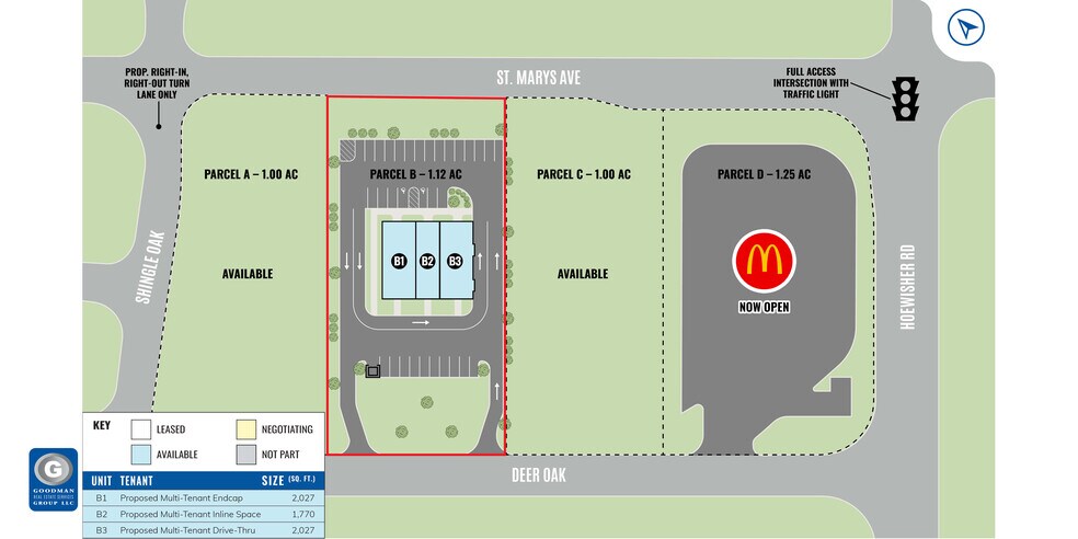 Deer Oak dr, Sidney, OH for lease - Site Plan - Image 3 of 3