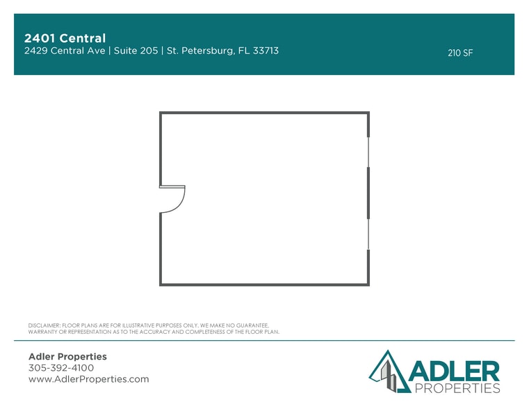 2429 Central Ave, Saint Petersburg, FL for lease - Floor Plan - Image 3 of 6
