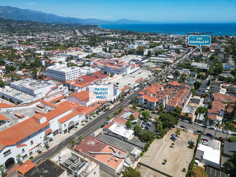 433 Chapala St, Santa Barbara, CA à louer - Aérien - Image 2 de 13