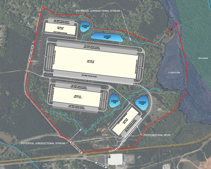 Old Brickyard Road, Greenwood, SC à vendre - Plan de site - Image 3 de 3