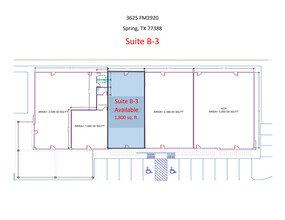 3625 FM 2920 Rd, Spring, TX à louer Plan de site- Image 1 de 4