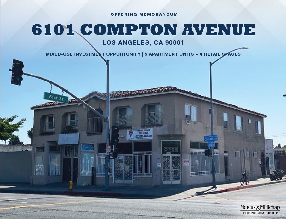 6101 Compton Ave, Los Angeles, CA à vendre Photo du bâtiment- Image 1 de 1