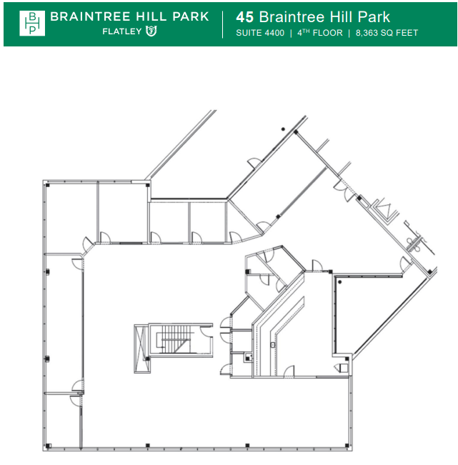 50 Braintree Hill Office Park, Braintree, MA à louer Plan d  tage- Image 1 de 1