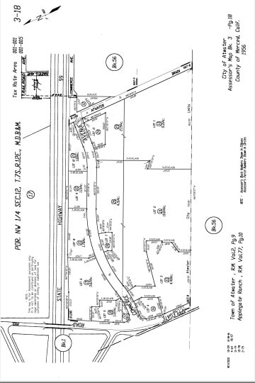 1301-1303 Commerce Ave, Atwater, CA à louer - Plan cadastral - Image 3 de 3