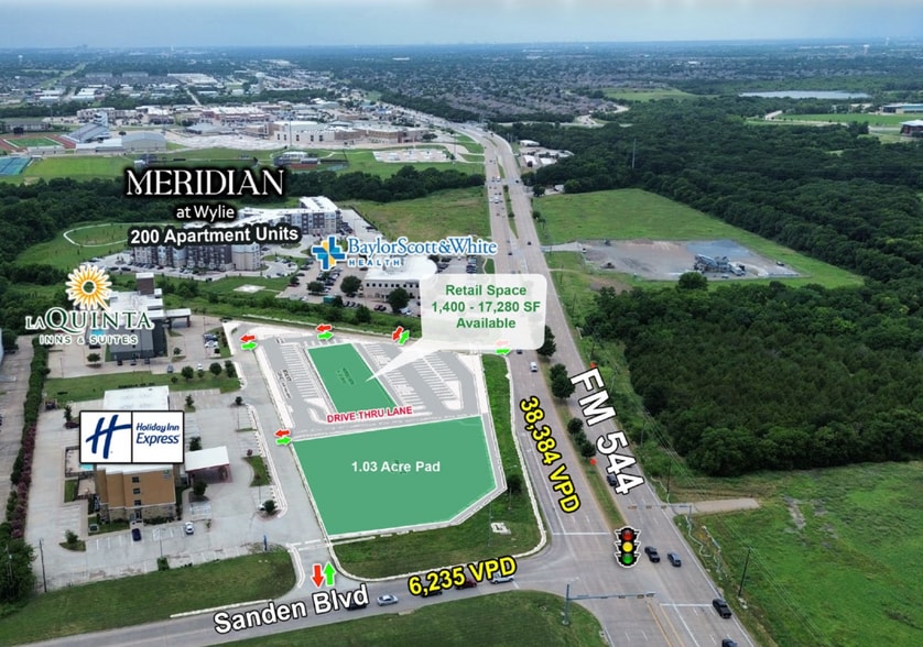 SWQ of FM 544 and Sanden Blvd., Wylie, TX for lease - Building Photo - Image 3 of 8