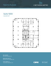 2 Bethesda Metro Ctr, Bethesda, MD à louer Plan d’étage- Image 1 de 1